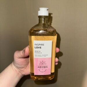 Bath & Body Works Inspire Love Rose & Vanilla Body Wash + Foam Bath NEW